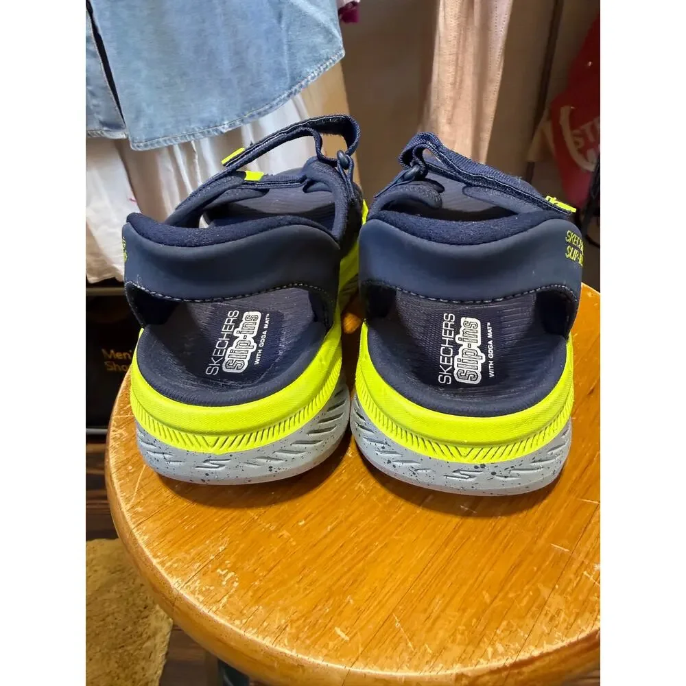 Skechers Men’s Slip Ins Max Cushioning Premier 2.0 Sandal Julian Size 7